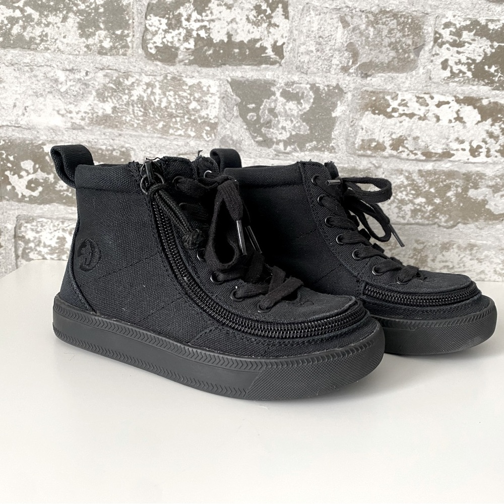 Billy footwear kids Harmon high top toddler sneakers size 11 - black